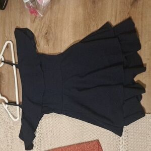Navy blue graduation/casual dress, B.Darlin, size 5/6 (small/medium)